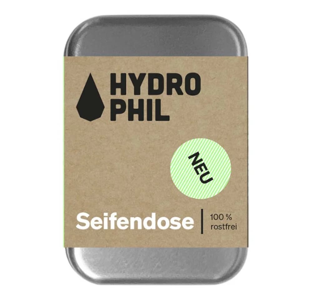 Hydrophil Seifendose Aluminium Silber mit Abtropfgitter - Bild 2