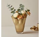 Signature Home Collection Tischvase Gold Mundgeblasene Glasvase Bild 3