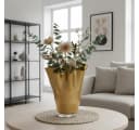 Signature Home Collection Tischvase Gold Mundgeblasene Glasvase Bild 4