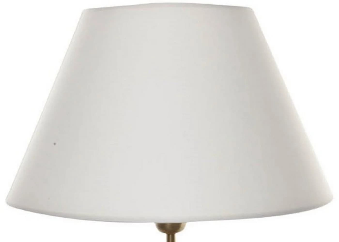 Signature Home Collection Lampenschirm Stoff Chintz Handgefertigt 40 cm Weiß - Bild 2