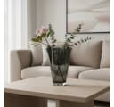 Signature Home Collection Tischvase Grau Glas Handgefertigt Bild 1