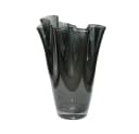 Signature Home Collection Tischvase Grau Glas Handgefertigt Bild 3