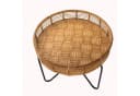 Signature Home Collection Beistelltisch Rattan Metall Schwarz Bild 3