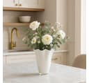 Signature Home Collection Tischvase Weiß Mundgeblasene Glasvase Bild 3