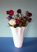 Signature Home Collection Tischvase Weiß Mundgeblasene Glasvase Bild 5