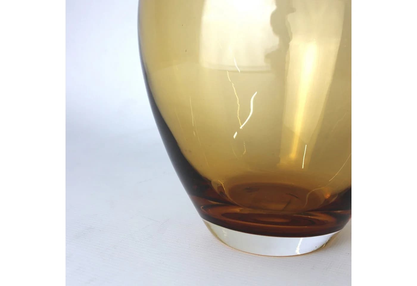 Signature Home Collection Tischvase Bernstein Glas Handgemacht - Bild 3