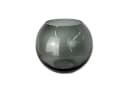 Signature Home Collection Kugelvase Glas rund bernstein grau Glasvase handgemacht Tischvase Bild 5