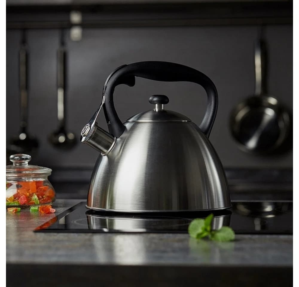 RESTO KITCHENWARE Wasserkessel Gemini 3L Edelstahl Silber