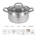 RESTO Kitchenware Kochtopf Libra Edelstahl 18/10 mit Glasdeckel Bild 4