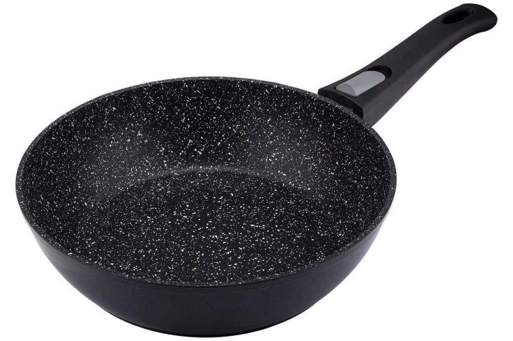 RESTO KITCHENWARE Aries Tiefe Wokpfanne Schwarz Antihaft - Bild 2