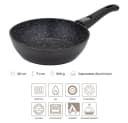 RESTO KITCHENWARE Aries Tiefe Wokpfanne Schwarz Antihaft Bild 3