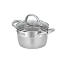 RESTO KITCHENWARE Kochtopf Rigel Edelstahl 1,9l mit Glasdeckel Bild 2