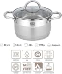 RESTO KITCHENWARE Rigel Kochtopf Edelstahl 18/10 Silber Bild 3