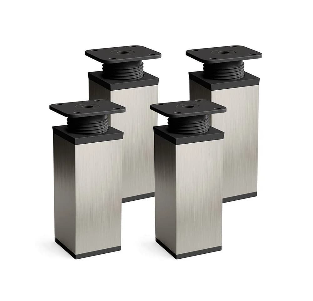 sossai® Möbelfuß Design-Möbelfüße 4er & 8er Set höhenverstellbar MFV1 - Bild 2