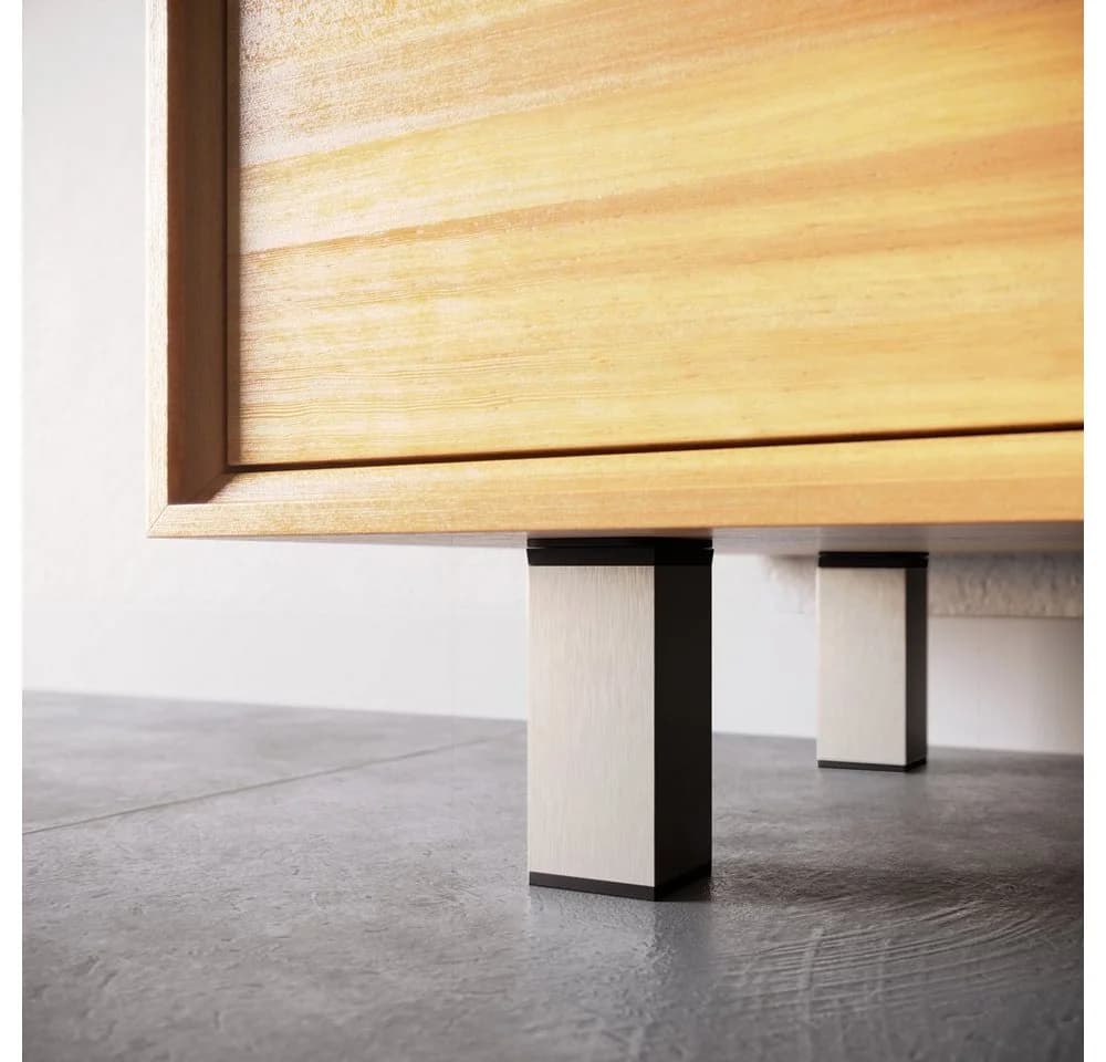 sossai® Möbelfuß Design-Möbelfüße 4er & 8er Set höhenverstellbar MFV1 - Bild 4