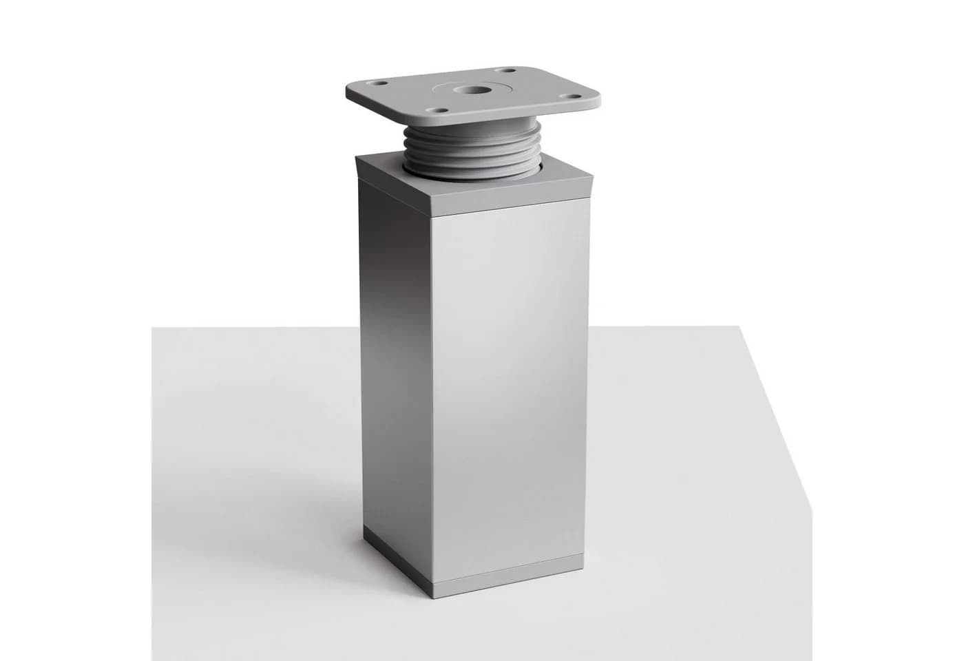 sossai® Möbelfüße Aluminium 8er Set höhenverstellbar Design