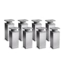 sossai® Möbelfüße Aluminium 8er Set höhenverstellbar Design Bild 2