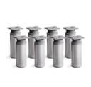 sossai® Möbelfuß Runde Schrankfüße 4er & 8er Set höhenverstellbar Aluminium Bild 2
