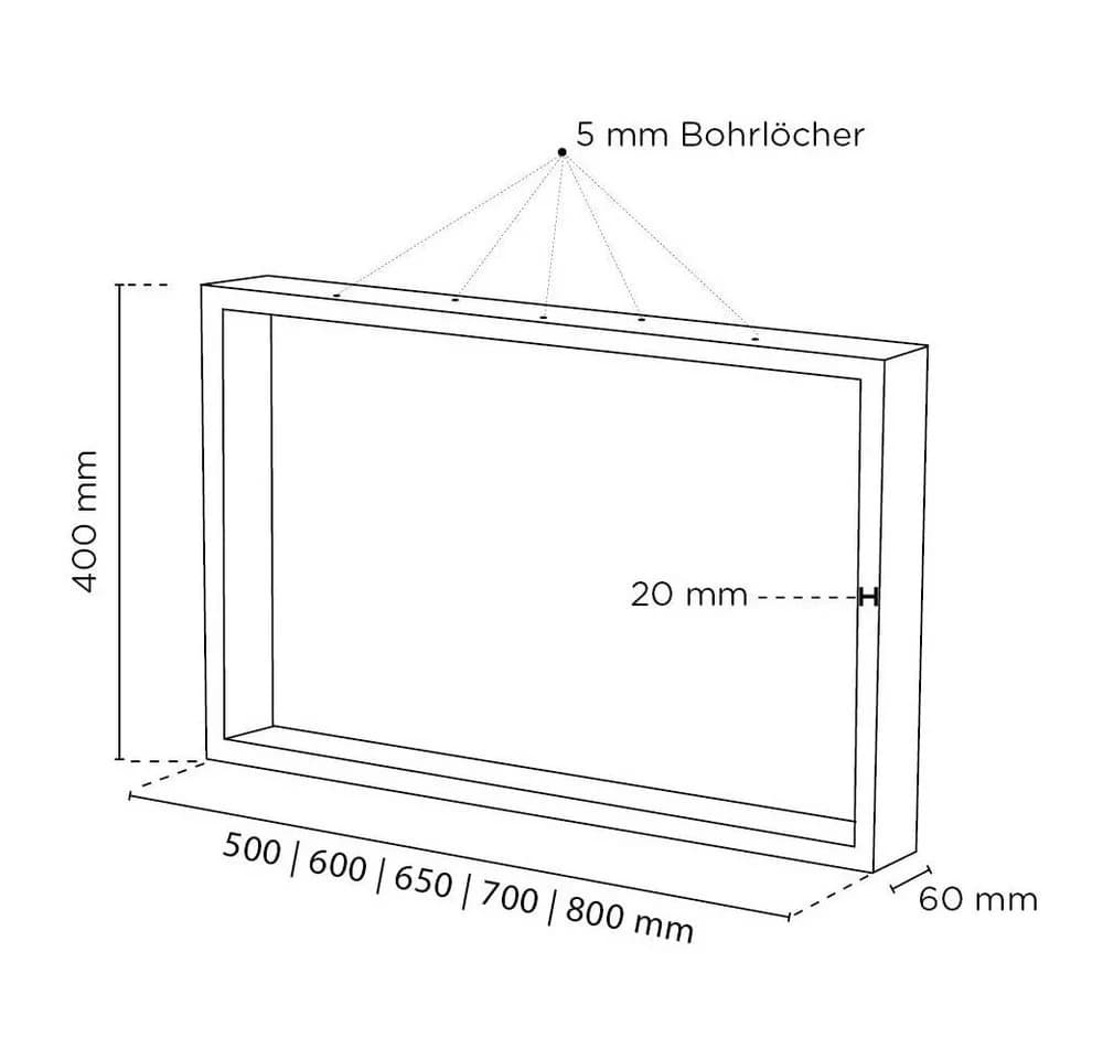 sossai® Couchtischgestell Schwarz 2-Stück - Bild 4