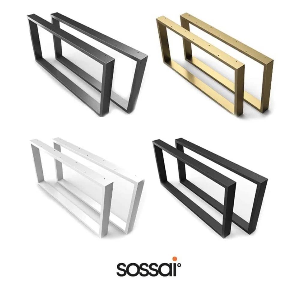 sossai® Couchtischgestell Schwarz 2-Stück - Bild 5