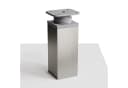 sossai® Möbelfuß Design-Möbelfüße höhenverstellbar Inox/Grau Aluminium Bild 1