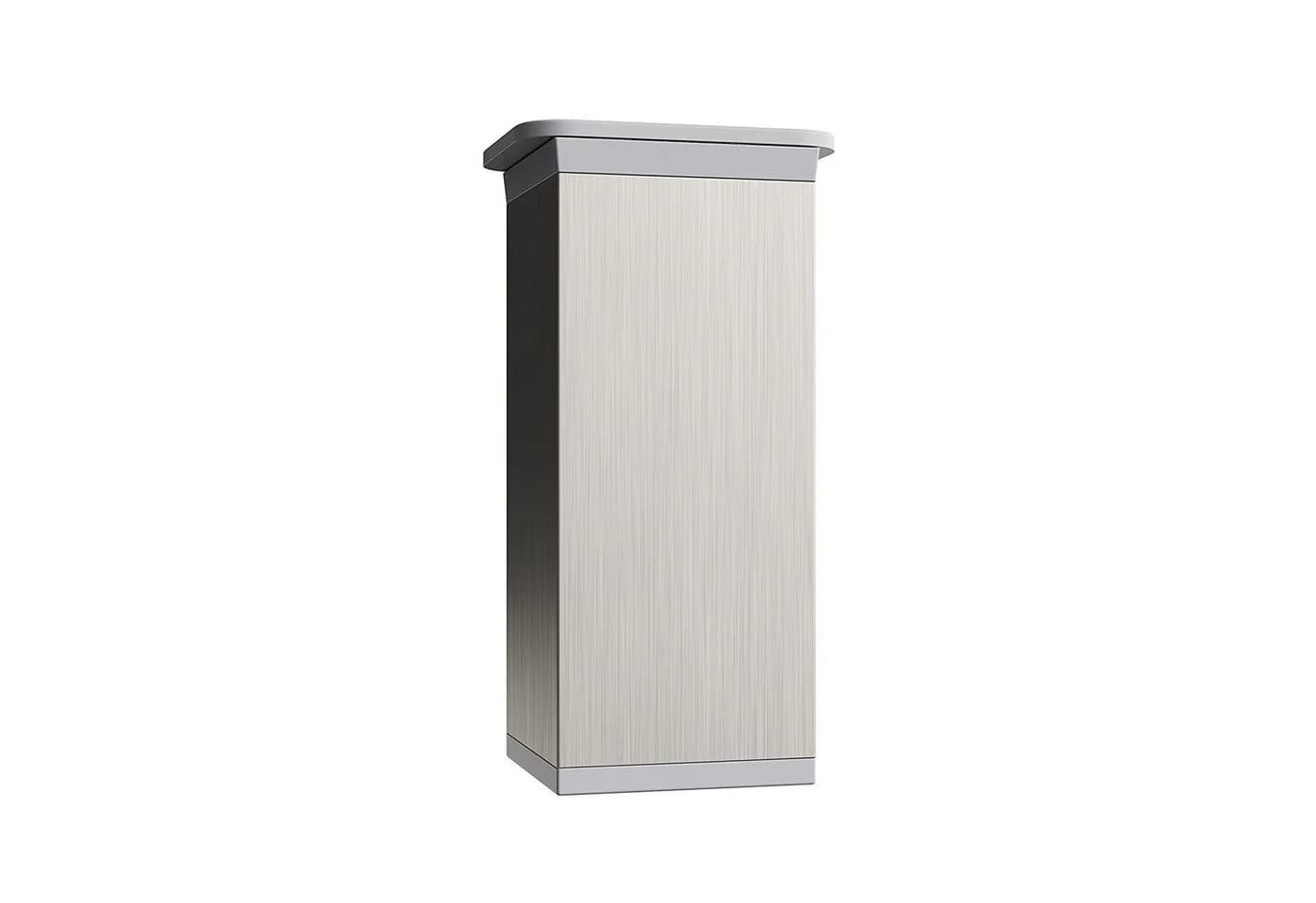 sossai® Möbelfuß Design-Möbelfüße höhenverstellbar Inox/Grau Aluminium - Bild 3