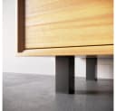 sossai® Möbelfuß Design-Möbelfüße 8er Set höhenverstellbar Schwarz Matt Bild 4
