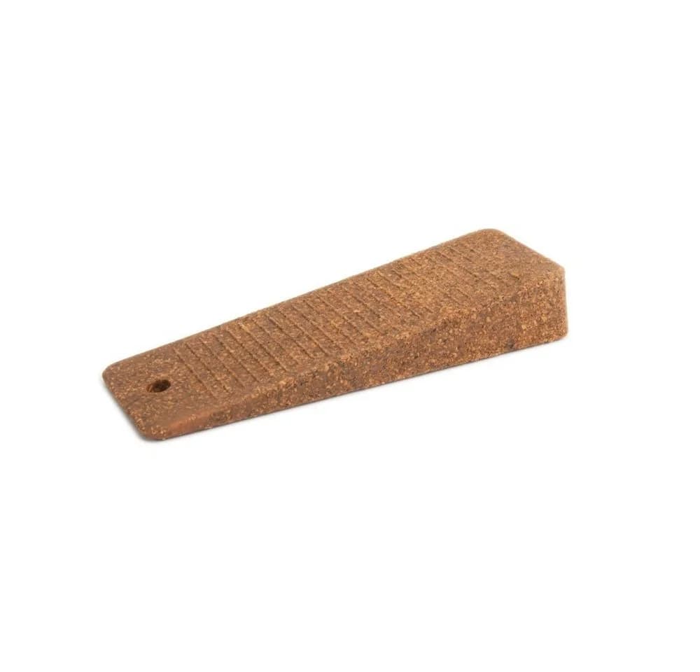 sossai® Bodentürstopper Hartgummi Türkeil 5er Set in Kork - Bild 2