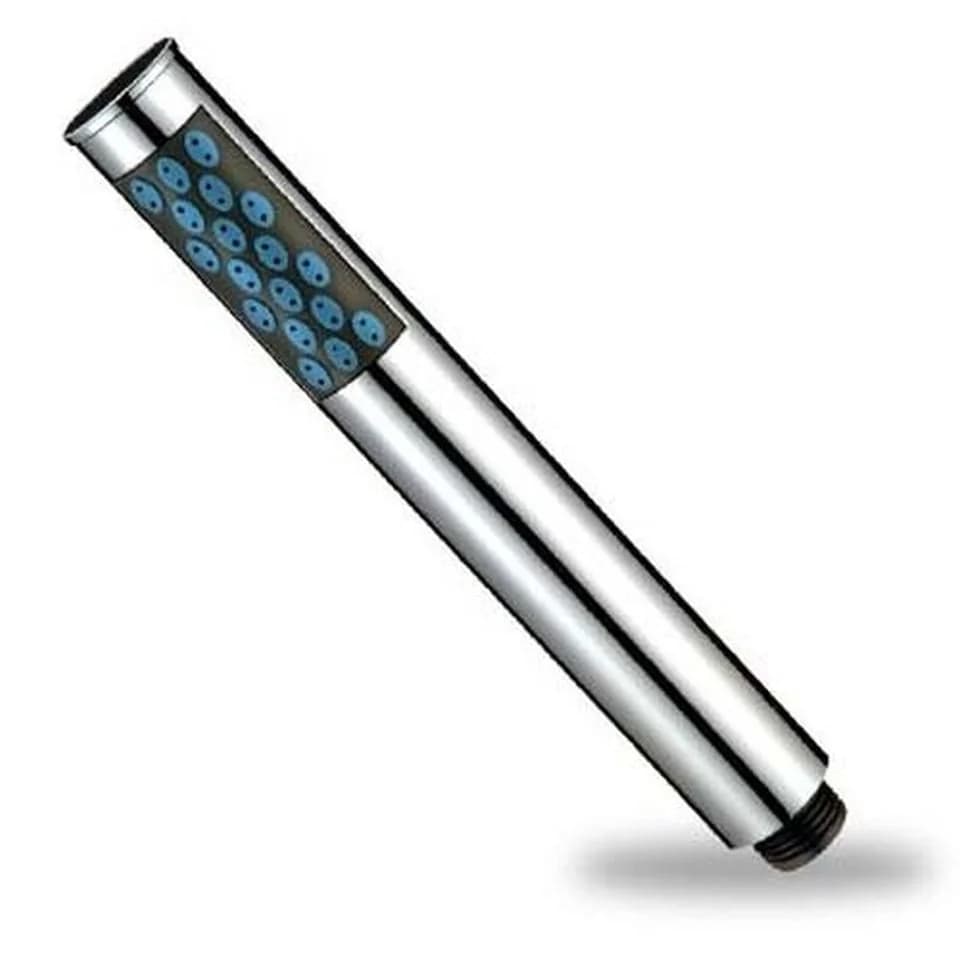 HAC24 Handbrause Duschkopf Edelstahl mit Anti-Kalk-System Silber