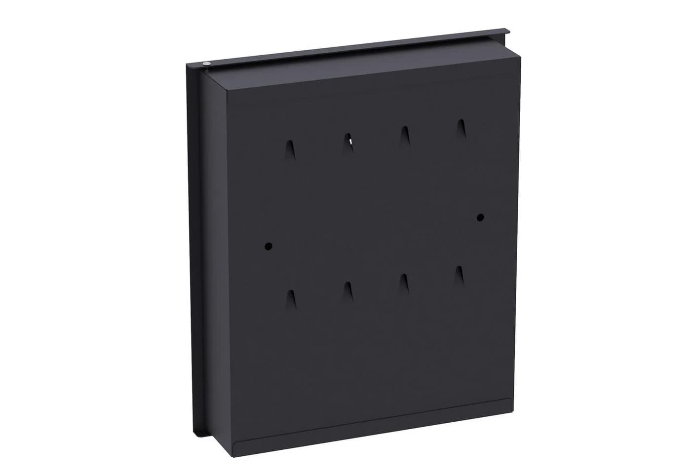 VOSSBACH Schlüsselkasten Edelstahl Schwarz 8 Haken Magnetverschluss - Bild 3