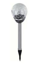EAXUS LED Solarleuchte 3er Set Kugel mit Crackle-Licht Farbwechsel Bild 1