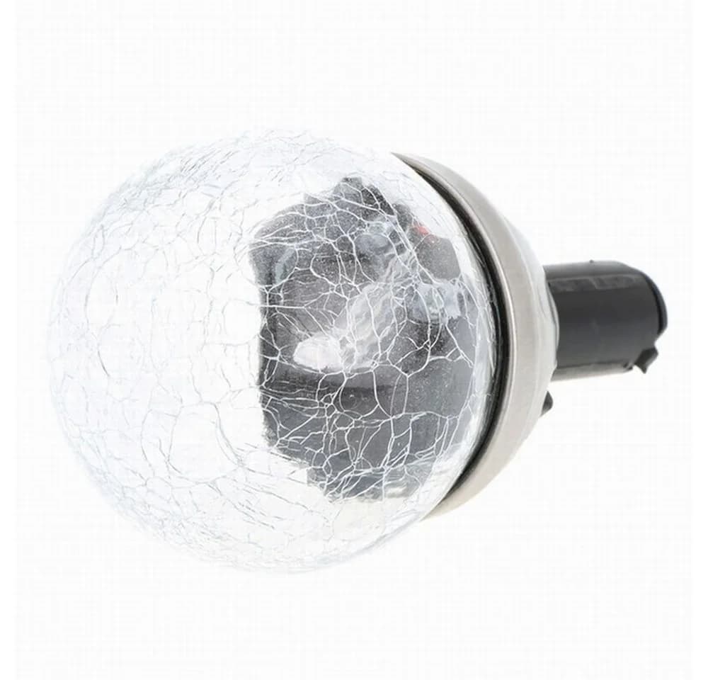 EAXUS LED Solarleuchte 3er Set Kugel mit Crackle-Licht Farbwechsel - Bild 3