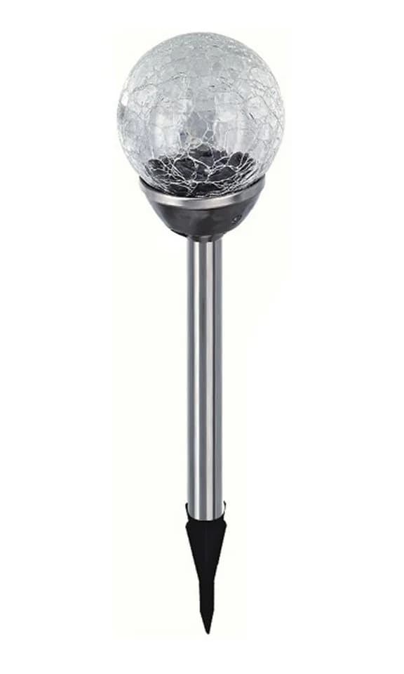EAXUS LED Solarleuchte 10er Set Solar Gartenleuchte Kugel Leuchte Crackle-Licht Solarlampe