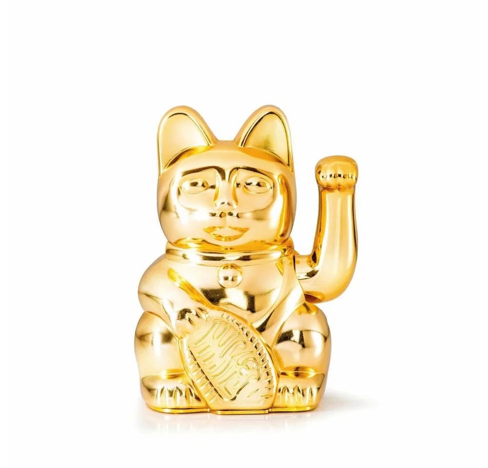 Donkey Products Winkekatze Gold 15cm - Bild 2