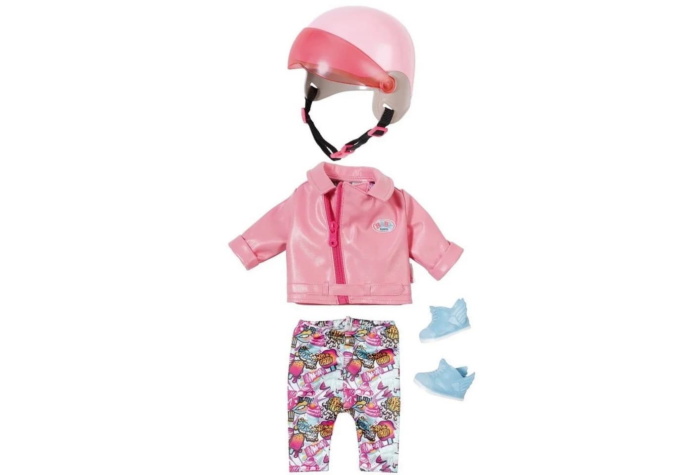 Zapf Creation® Puppenroller Scooter Combo + Scooterhelm BABY born City 2er Set - Bild 2