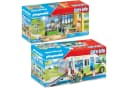 Playmobil 2er-Set Schulbus + Klimakunde Konstruktions-Spielset Bild 2
