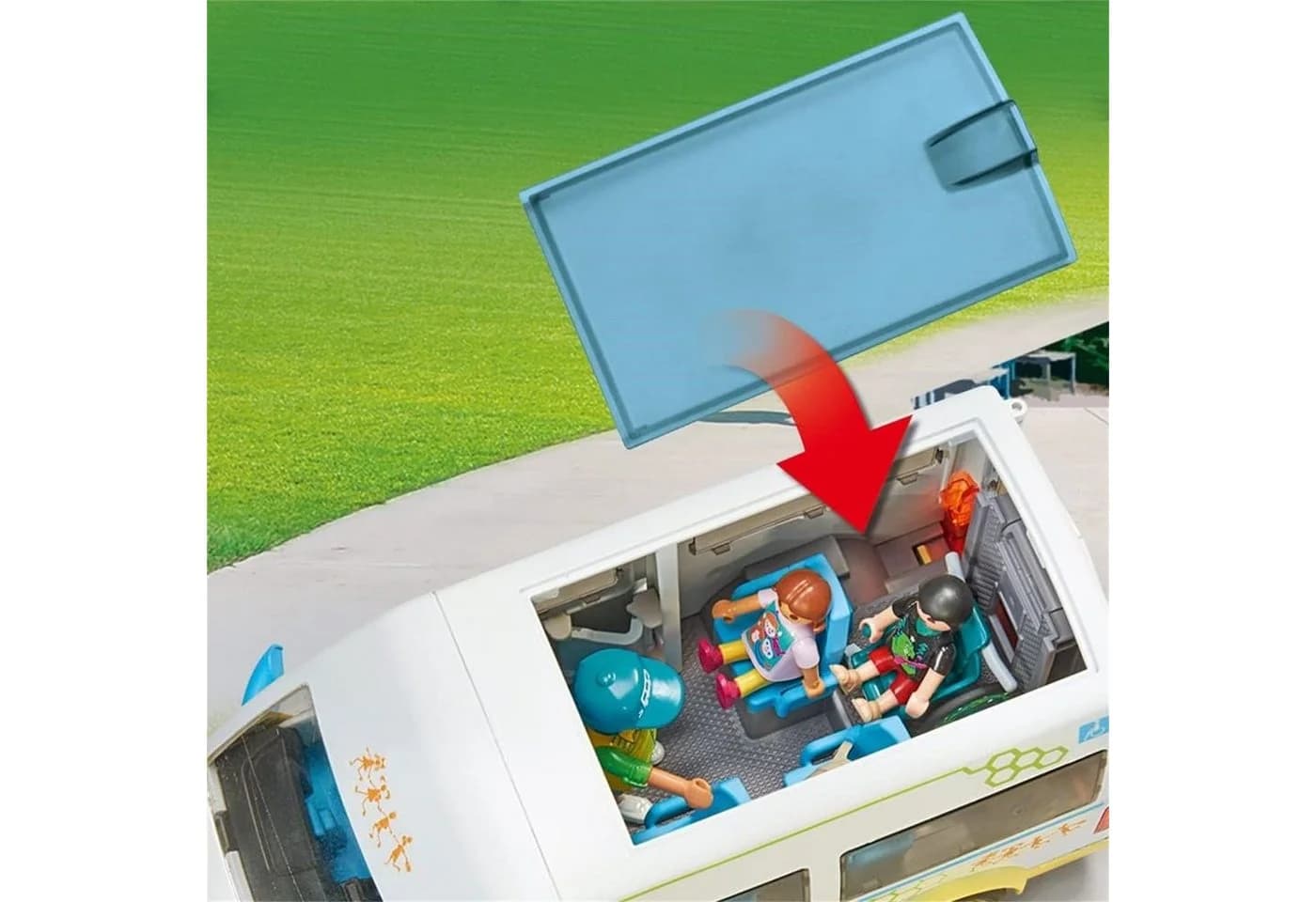 Playmobil 2er-Set Schulbus + Klimakunde Konstruktions-Spielset - Bild 3