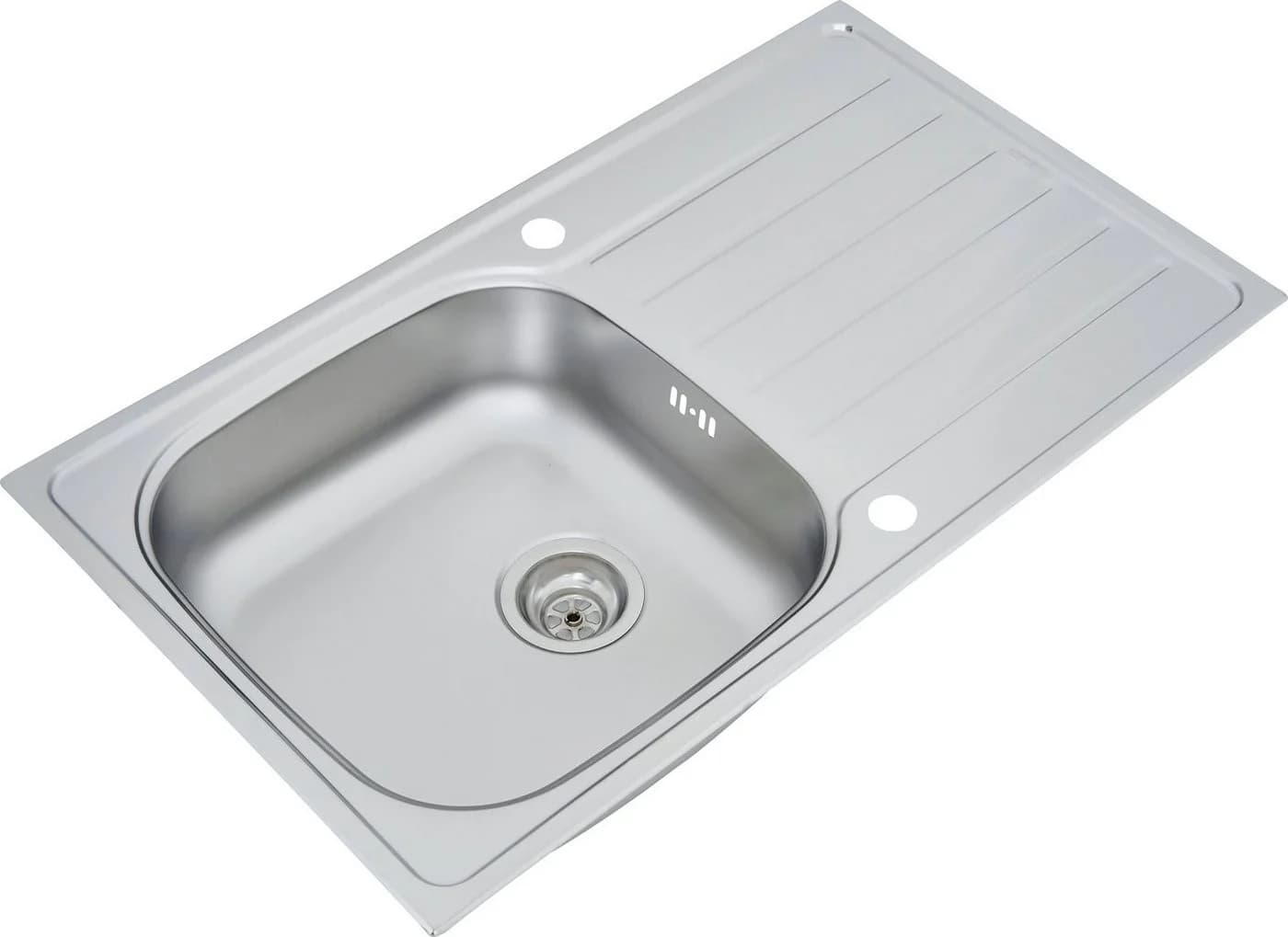 Respekta Edelstahlspüle Dallas 86 cm Silber Einbauspüle - Bild 3