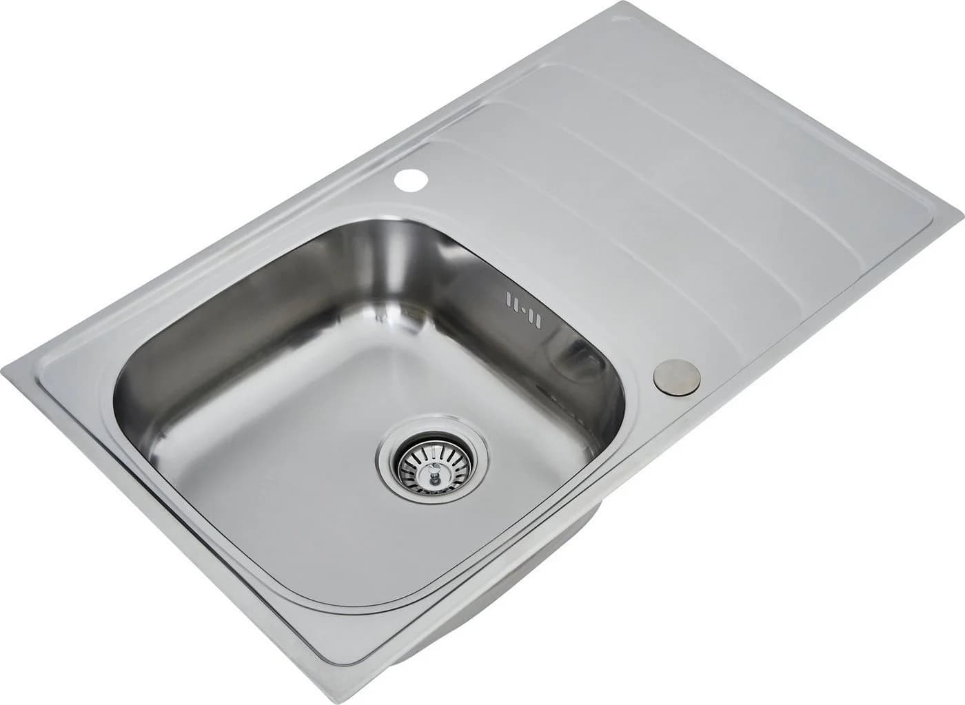 RESPEKTA Edelstahlspüle Miami 86 cm Silber Matt - Bild 3