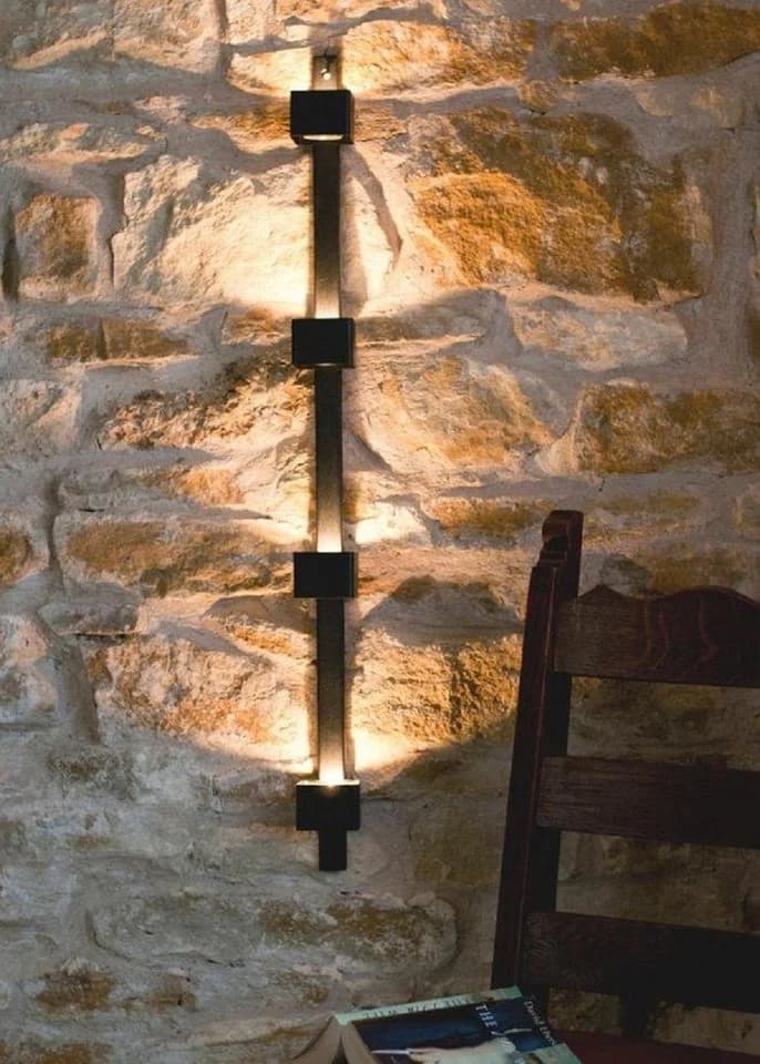 DanDiBo Wandteelichthalter Metall Schwarz Wand Four Wandkerzenhalter - Bild 2