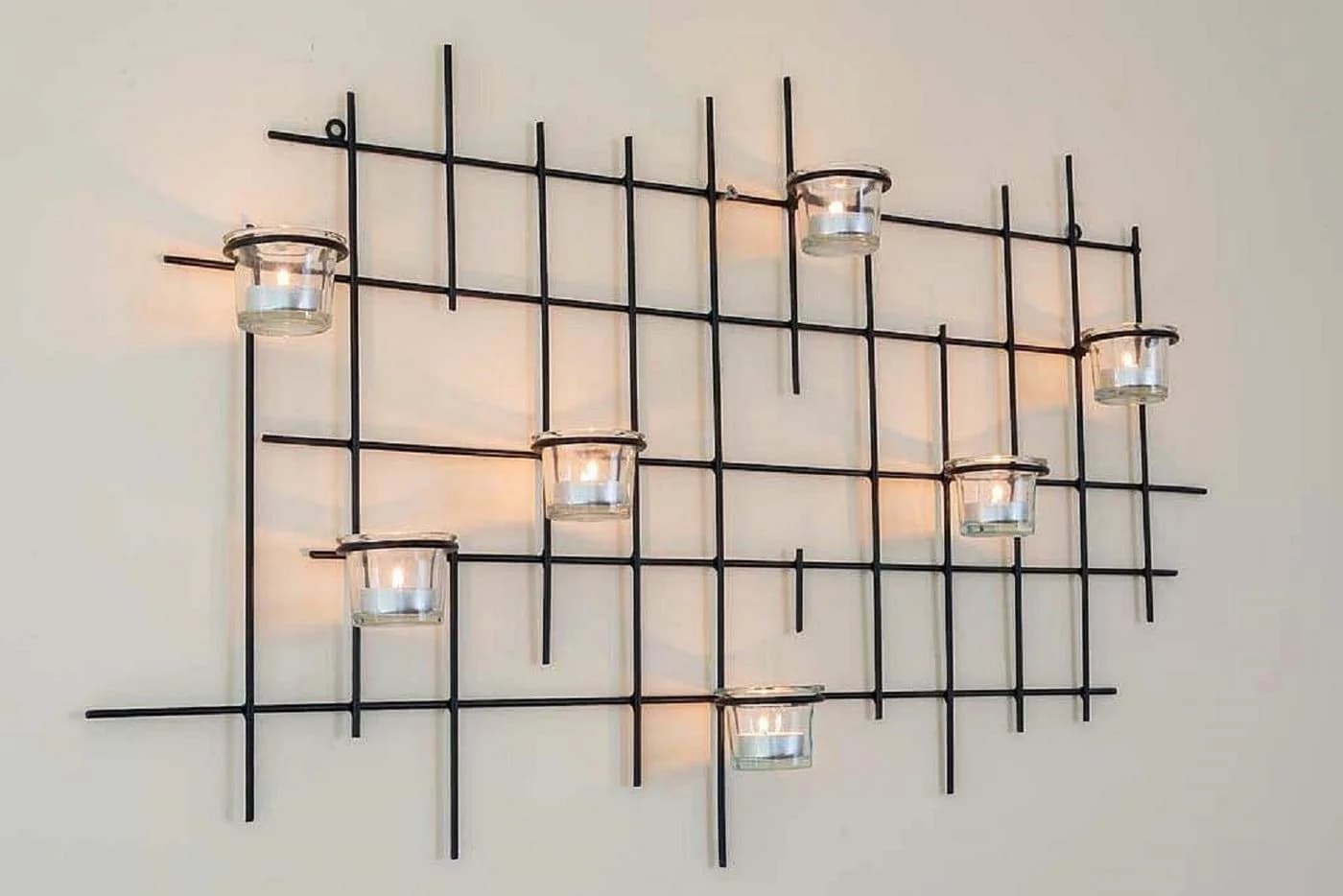 DanDiBo Teelichthalter Wand 7XXL Metall 83 cm - Bild 3