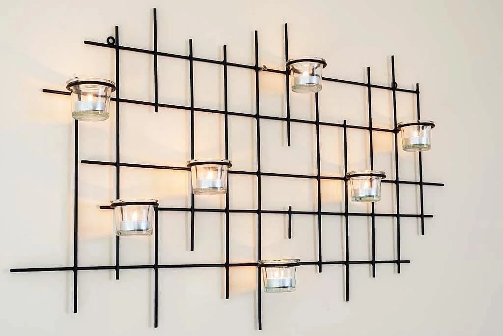 DanDiBo Teelichthalter Wand 7XXL Metall 83 cm - Bild 4