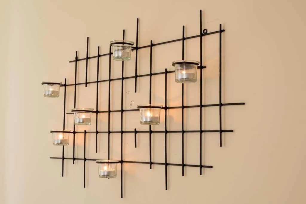 DanDiBo Teelichthalter Wand 7XXL Metall 83 cm - Bild 5