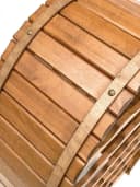 DanDiBo Weinregal Weinfass 24 Flaschen Braun gebeizt Bild 3