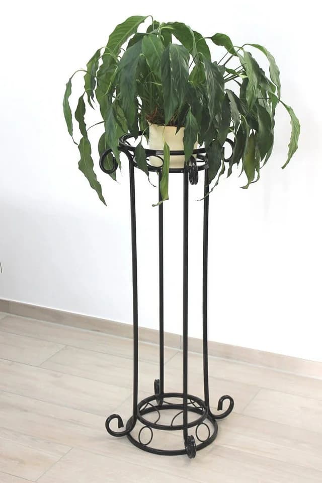 DanDiBo Blumenhocker Blumensäule Metall Schwarz - Bild 3