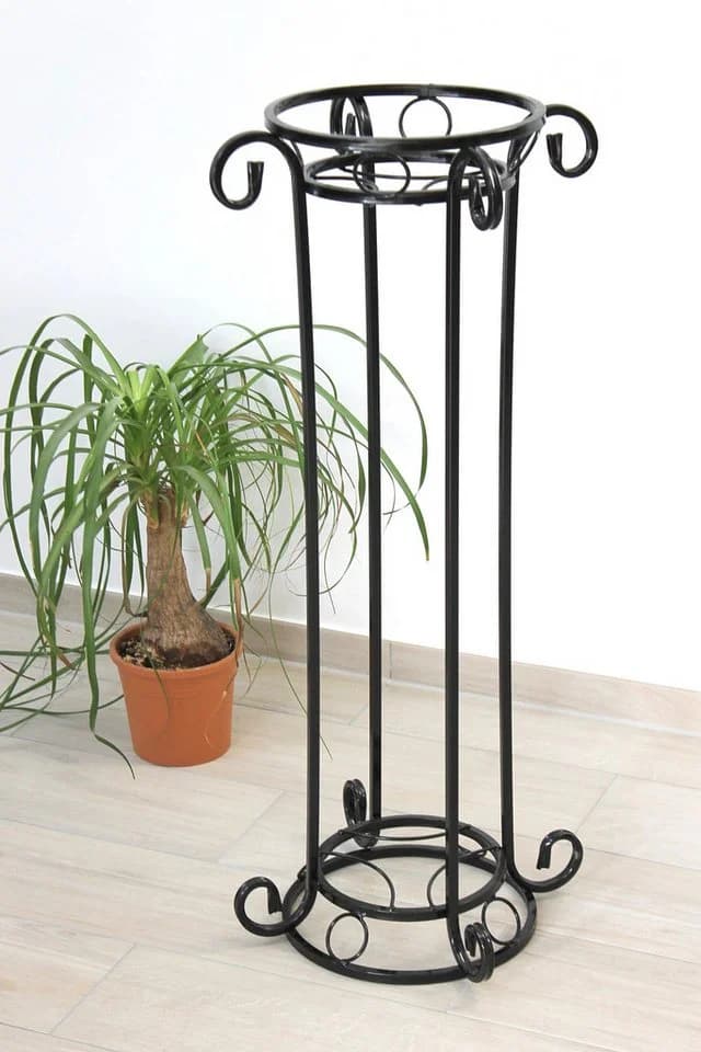 DanDiBo Blumenhocker Blumensäule Metall Schwarz - Bild 4