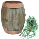 DanDiBo Weinregal Weinfass Braun Holz Flaschenregal Bild 1