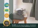 ZOLLNER Handtuch 50x100 cm 100% Baumwolle Braun Bild 4