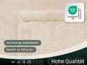 Wohndecke ZOLLNER 150 x 200 cm 100% Polyester Superflauschig Bild 5