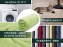 ZOLLNER Wohndecke 150x200 cm 100% Polyester Superflauschig Grün Bild 4